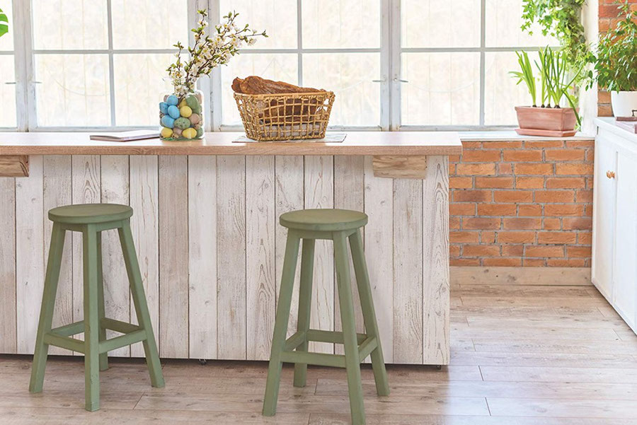 carta da parati effetto legno in pvc resistente all'acqua
