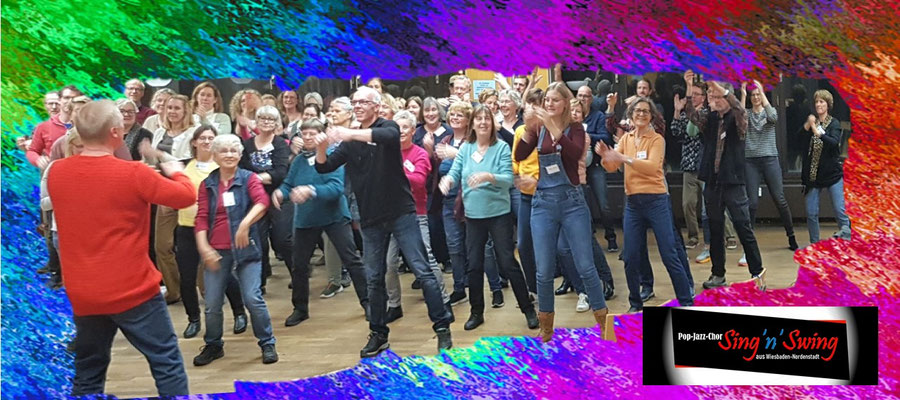 Pop-Jazz-Chor Sing'n'Swing in Action - Bild Archiv SnS