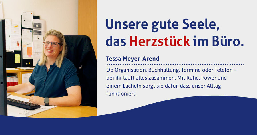 Unsere Bürokraft: Tessa Meyer-Arend