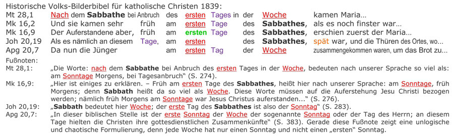 Historische Volks-Bilderbibel für katholische Christen 1839, Auferstehung Jesus am Sabbat
