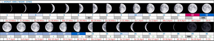 Download Gottes Kalender 2020-2025 Bibel jüdischer Kalender