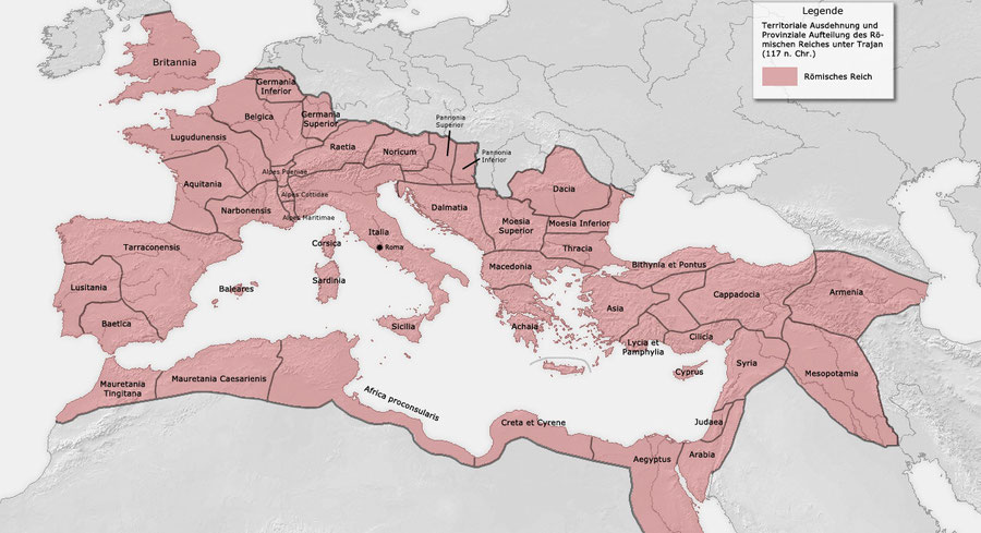 Rom, römisches Weltreich, Karte Israel Bibel