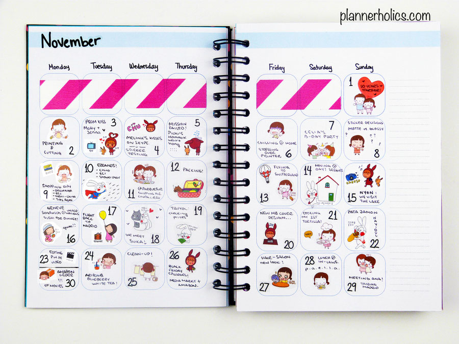 November inside my Memory Book