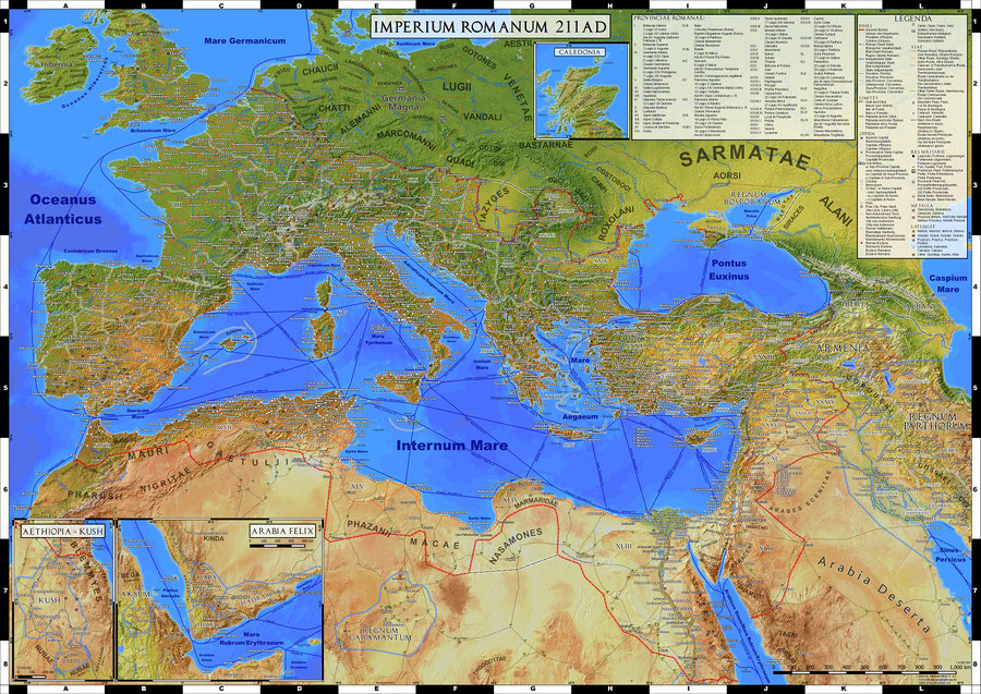 Map of the Roman Empire