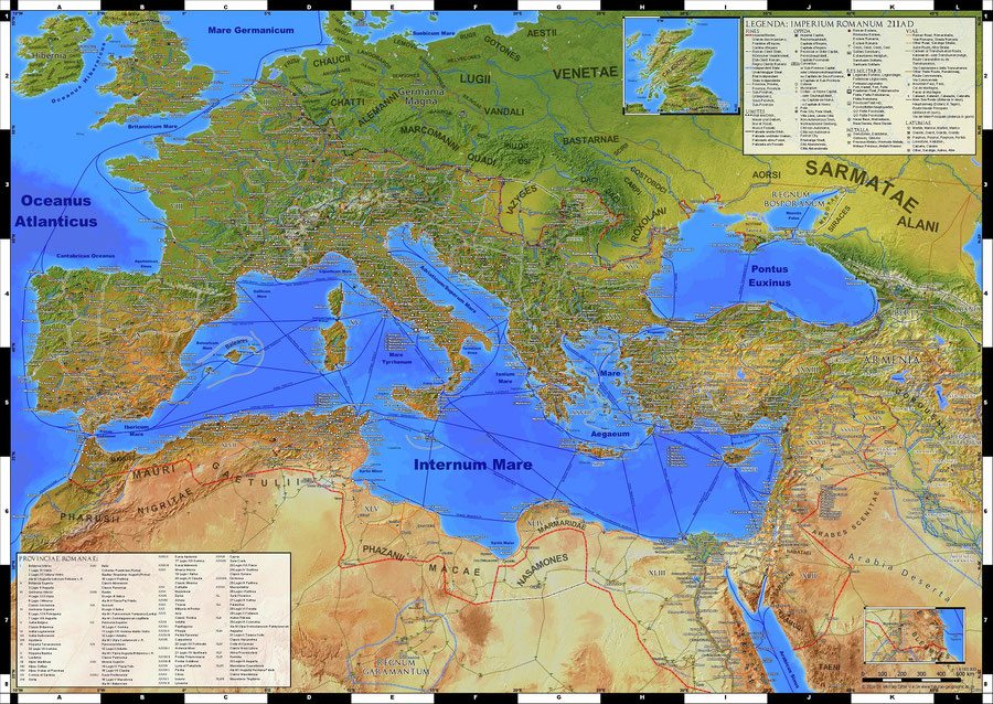 roman empire map imperium romanum din a1