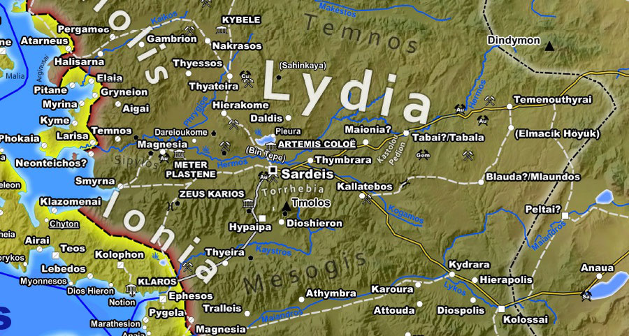 Lydia, Sardis, Persian, Achaemenid