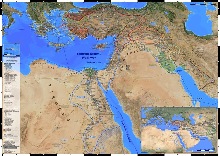 Late Bronze Age map 