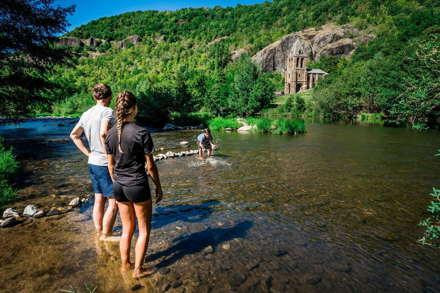 vacances écotourisme au bord de la rivière Allier 