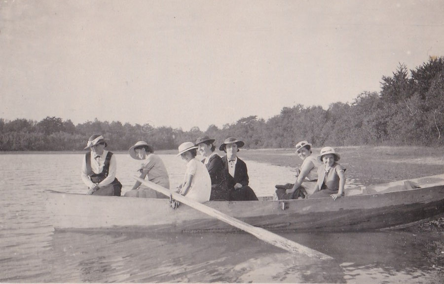 Etang du Grand Albert début du XXème siècle