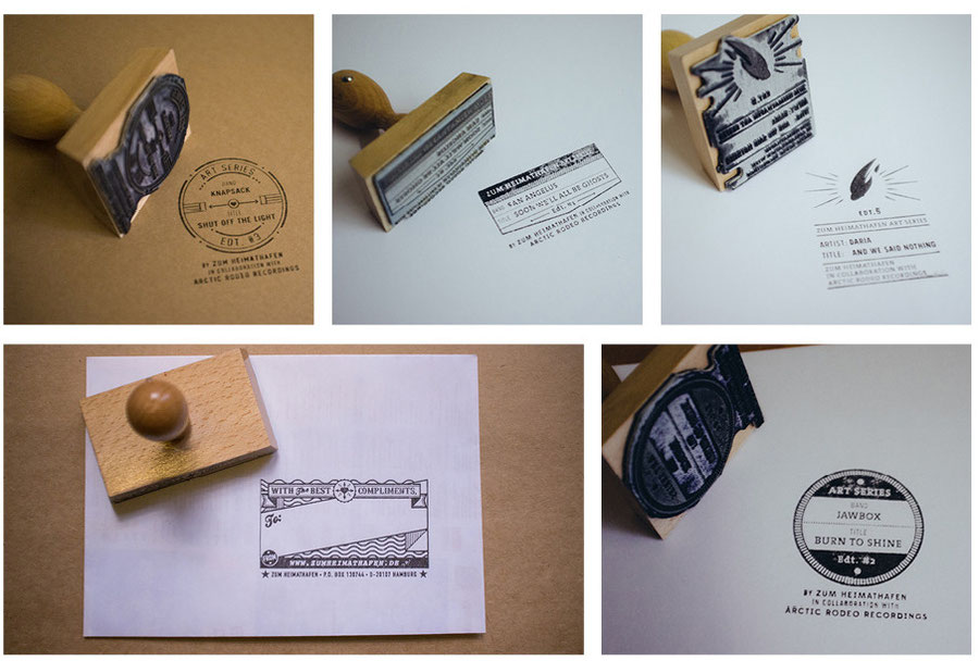 Stamp designs by Zum Heimathafen