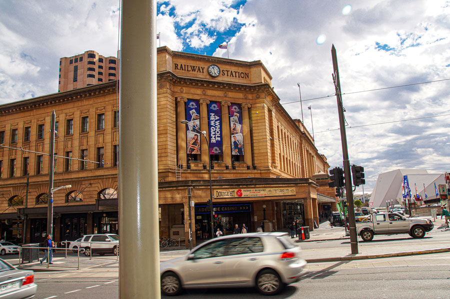 Adelaide, Australien, Bahnhof, Reiseblog