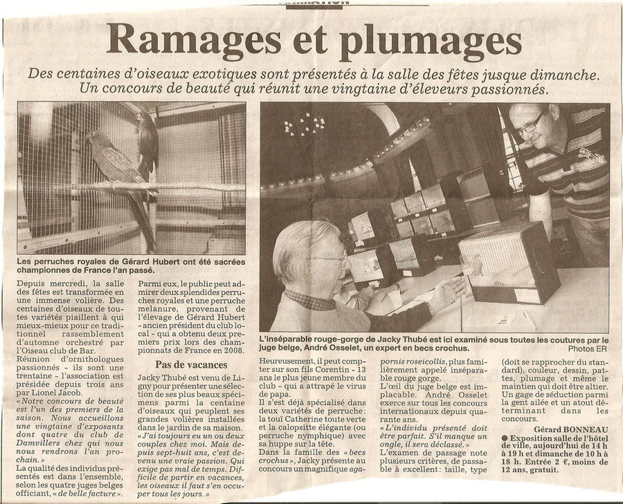 PRESSE DE 2009