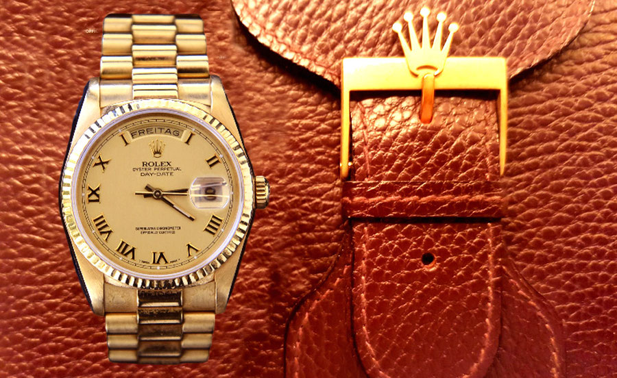 Rolex Day-Date Oyster Perpetual in Gold mit President Armband © MAG Lifestyle Magazin