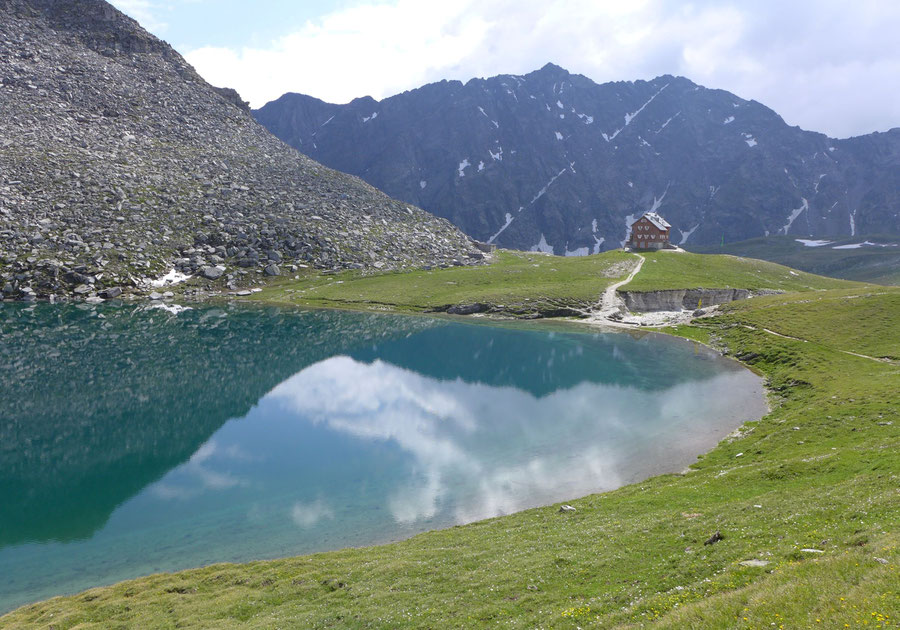 Neue Reichenberger Hütte - Wanderung Lasörlinggruppe - Bödensee Große Alplesspitze