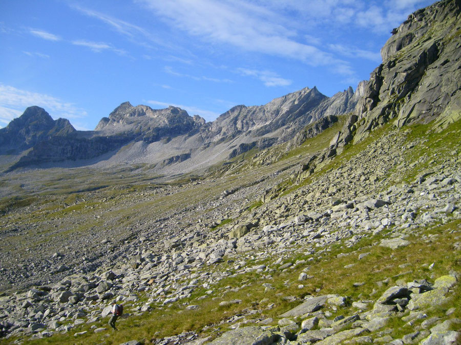 Rosswandspitze - unmarkierte, weglose Westflanke - Bergtour, Zillertaler Alpen, Tirol