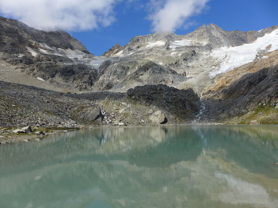 Simonysee - Wanderung, Essener-Rostocker-Hütte, Venedigergruppe - Gletscherzungen 