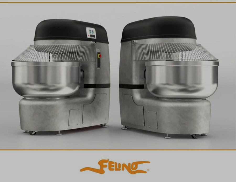 World's first.Felino bakery machine Dough kneading machine made of cast stainless steel