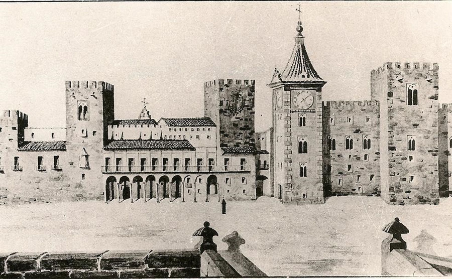 Antiguo palacio foral del reino de Valencia y destruido en 1810
