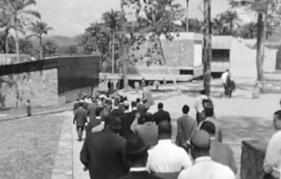 Inauguration du campus de l'Université fédérale du Cameroun à Yaoundé, quartier Ngoa-ekellé, en 1967