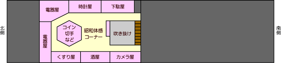 氷見昭和館　館内マップ　2F