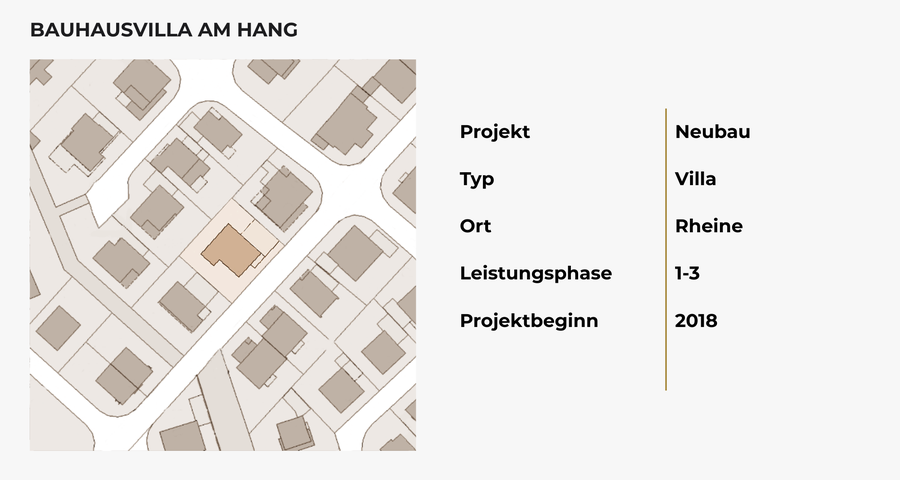 projektinfo für Bauhausvilla aim Hang
