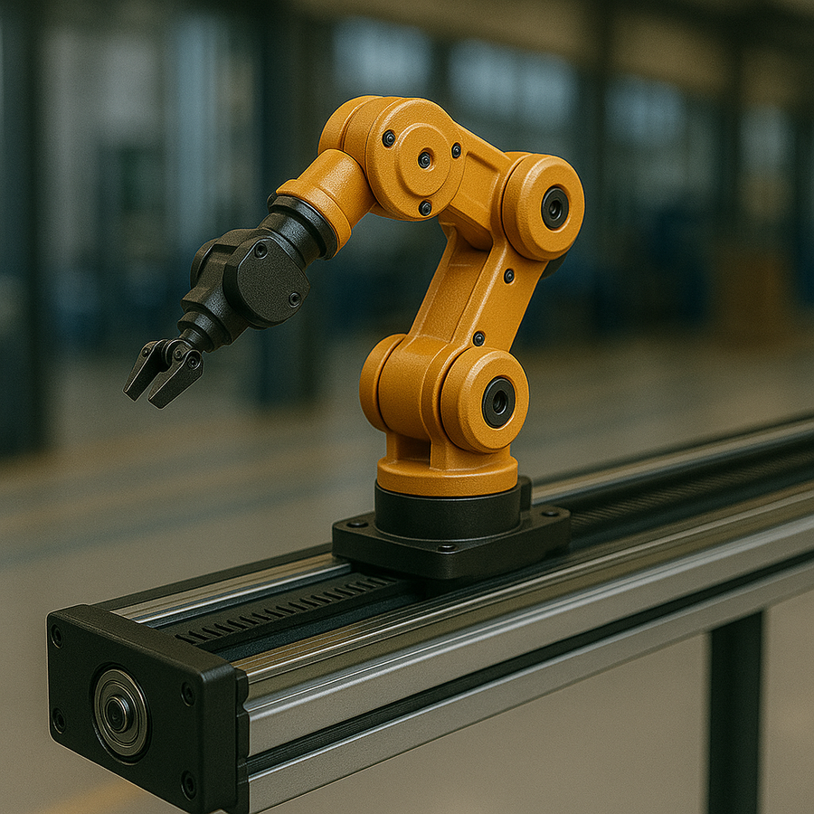 Smart Ways to Use a Robotic Arm Mounted on a Linear Guide Rail belt driven