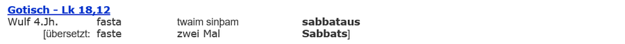 Lk 18,12 Fasten am Sabbat Pharisäer, Woche, Goten Bibel