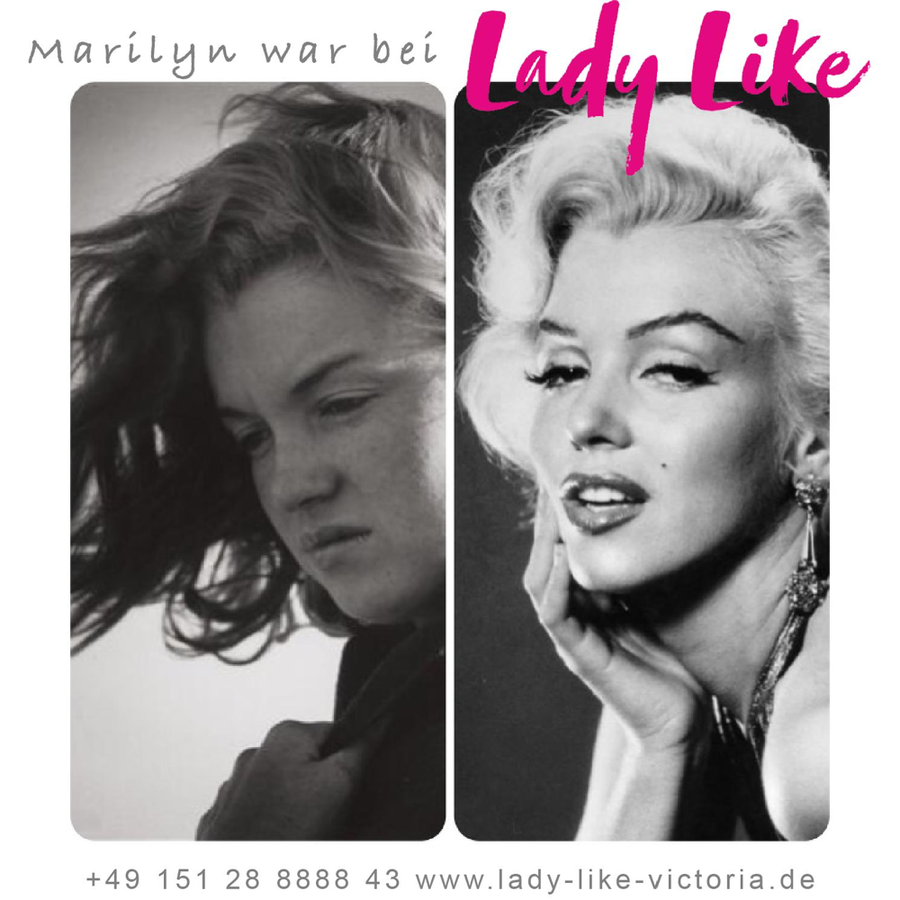 Unsere Schutzheilige und Still-Ikone Marilyn Monroe - ist noch immer atemberaubend schön. Für immer! - Permanent Make-up!