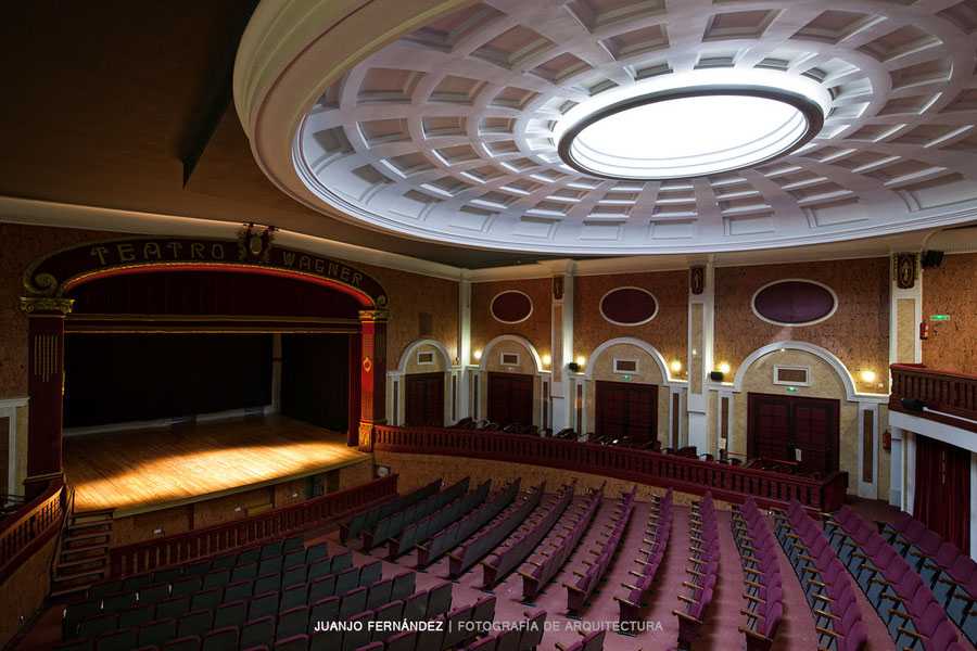 Teatro Wagner (Aspe) Fotografía de arquitectura e interiorismo del