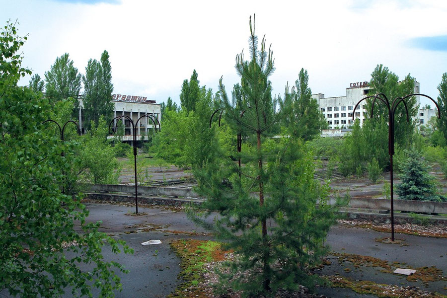 Zentraler Platz der Stadt