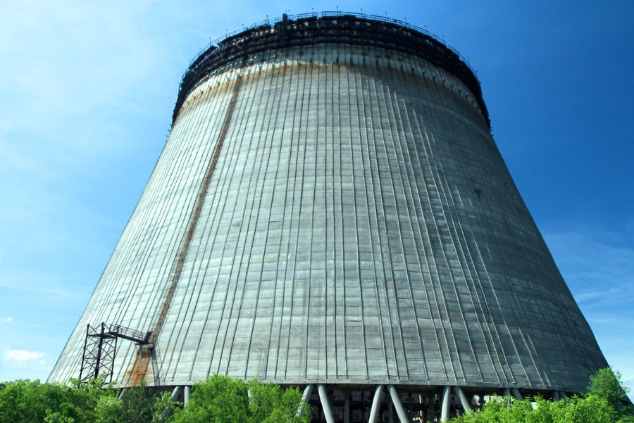 Kühlturm für die Reaktoren Nr. 5 und 6