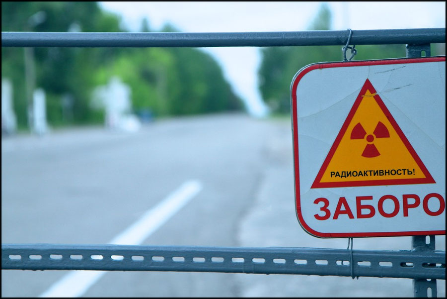 Checkpoint an der 30km-Sperrrzone