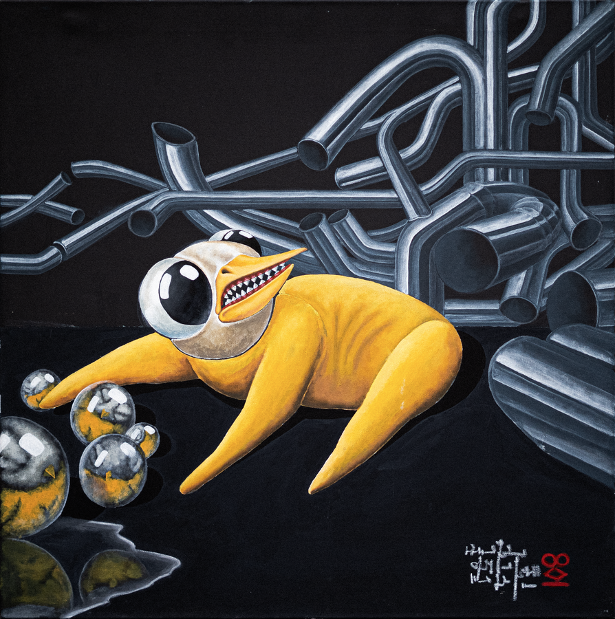 Bread – acrylic on canvas 2023 80x80