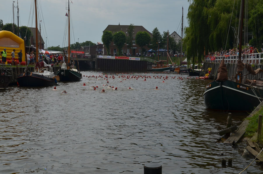 Schwimmstart im Museumshafen