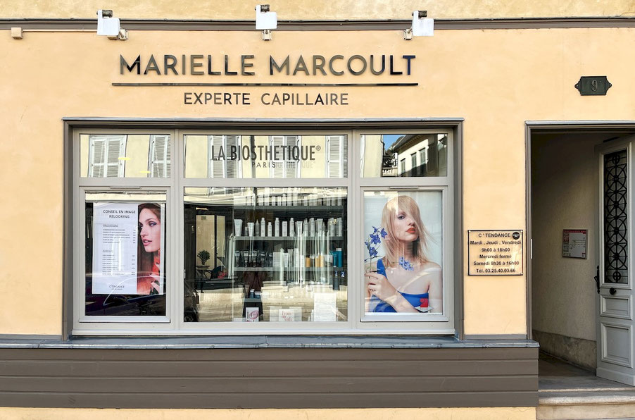 devanture Marielle Marcoult Experte Capillaire
