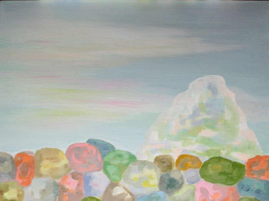 Minéral 3, 2015  Acryl auf Leinwand 60x80