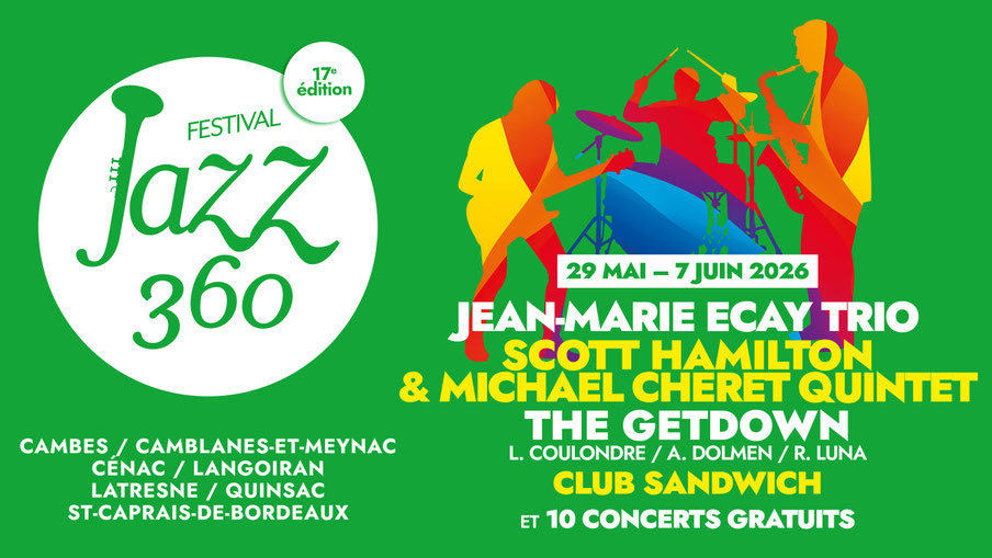 Bandeau officiel Festival Jazz360 2026
