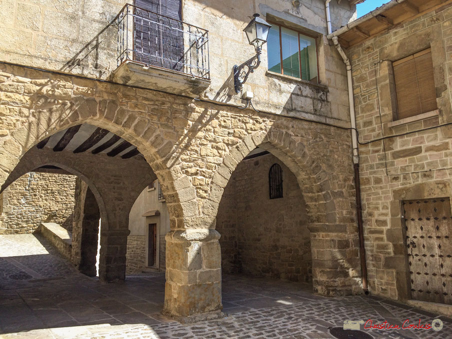 Place de la Vierge / Plaza de la Virgen, Aibar, Navarra