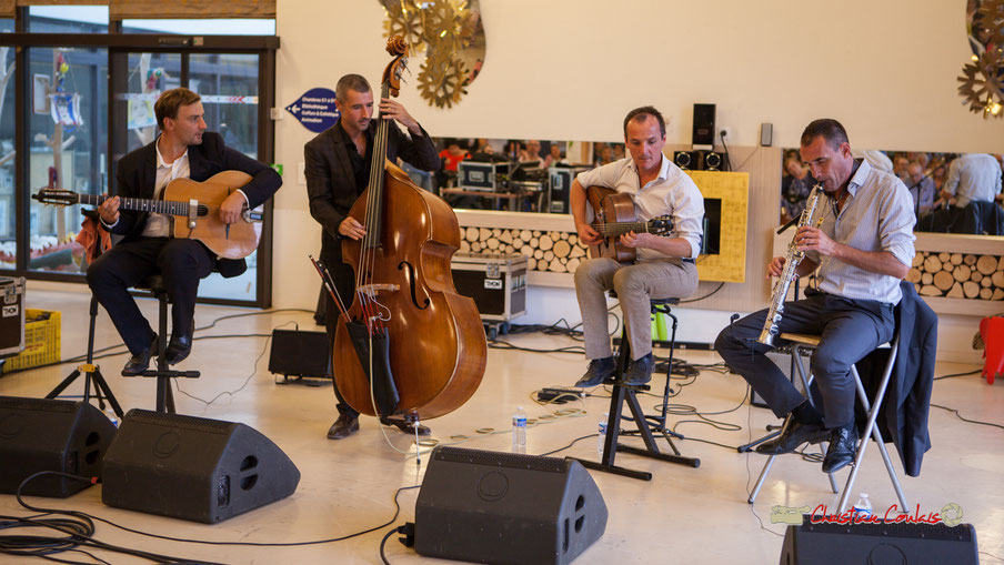 Nicolas Gavotto, Anthony Guterriez, Olivier Tasseël, Cédric Meunier; Belzaii. JAZZ360 / Handivillage 33, Camblanes-et-Meynac, 14/09/2019