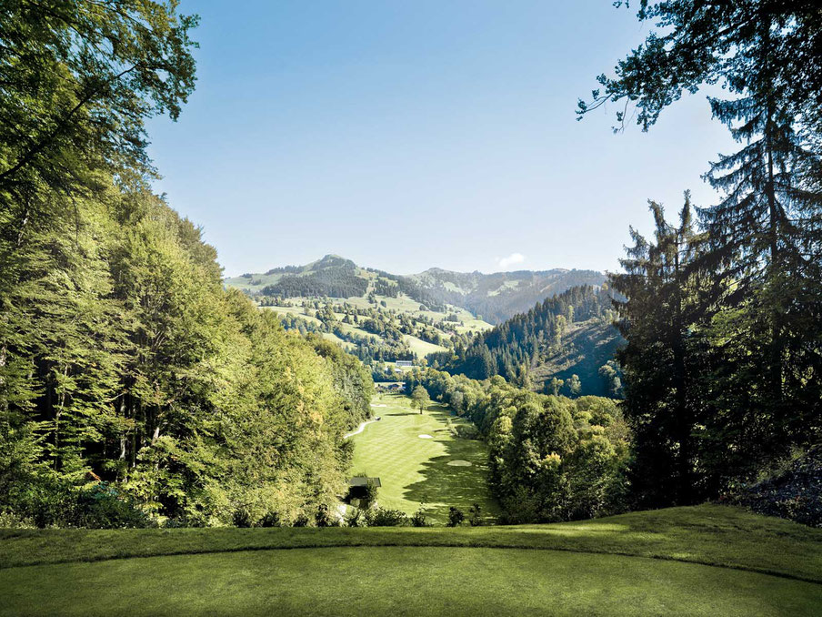 Aussicht auf Golfplatz
