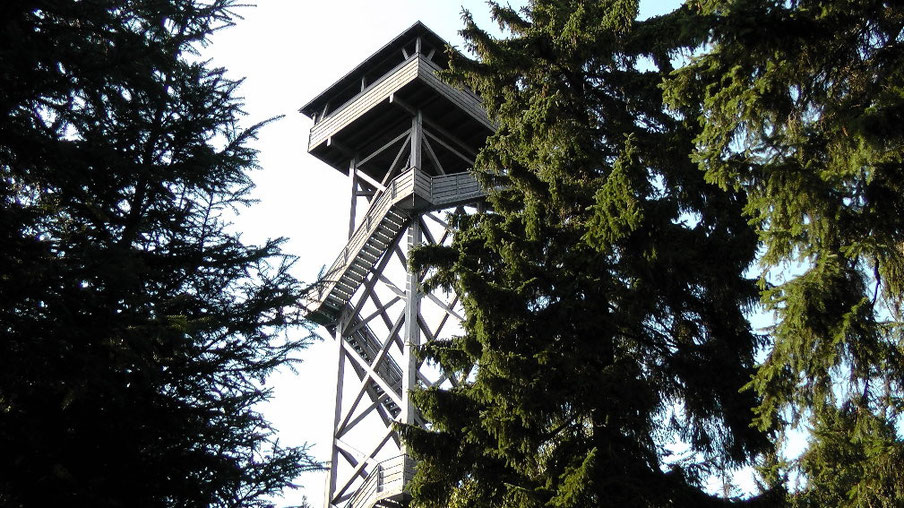 Oberpfalzturm auf der 946 m hohen Platte Steinwald ...