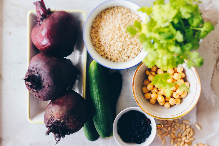 Pink Power - Rote Bete Reis Salat
