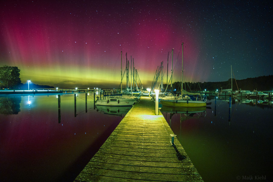 Extrem Nordlicht bei Ralswiek