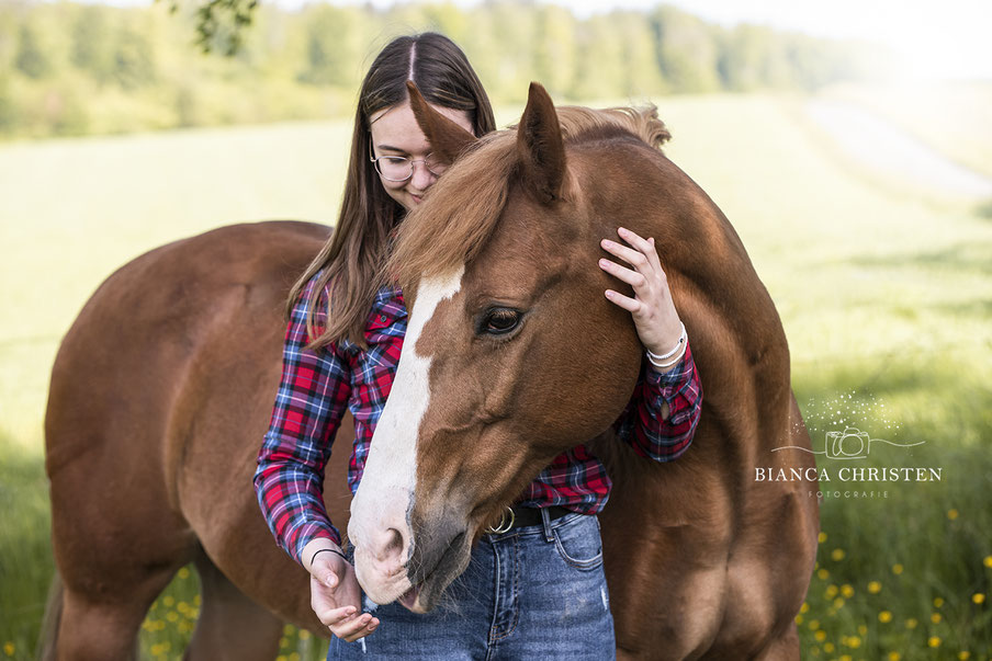 Mensch und Pferd Fotos Hessen