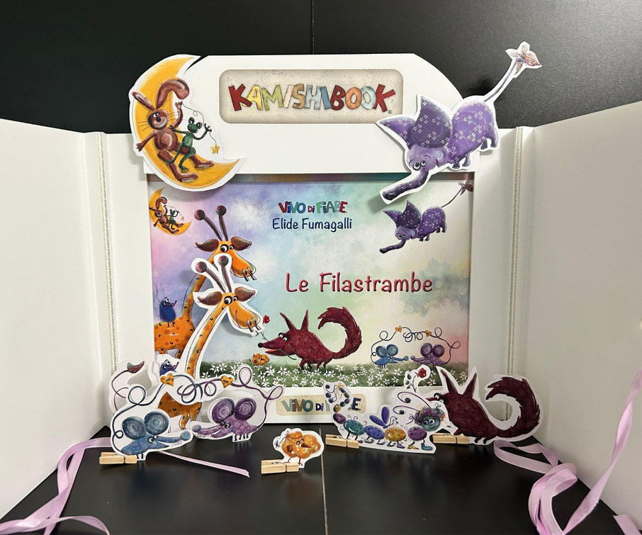 Kamishibai con il libro le filastrambe diversità animali favole fiabe filastrocche racconti valigia vendita teatrino burattini  ombre audiolibro cos'è