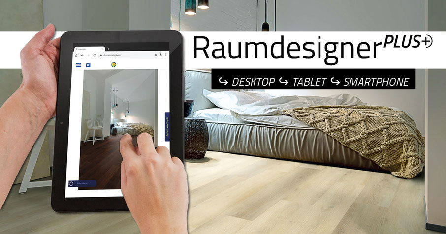 Visiualisieren Sie verschiedene Böden in Ihrem eigenen Zuhause. Raumplaner | Raumdesigner | 3D