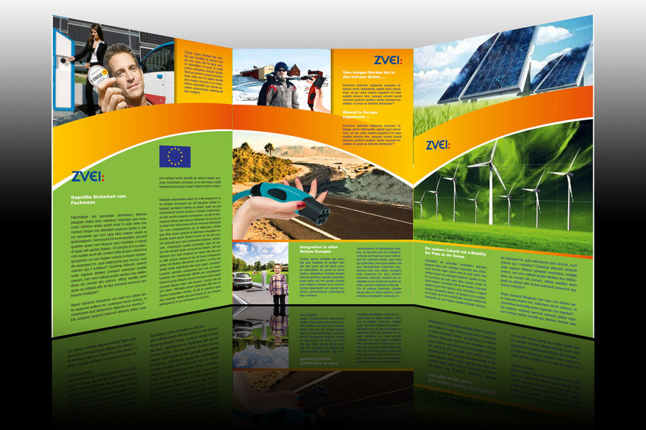 ES-DESIGN Flyer für ZVEI, Zentralverband Elektroindustrie