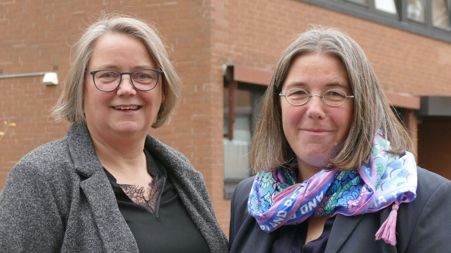 Bärbel Bohlman als Leiterin und Tina Richter als ihre Stellvertreterin (v.l.) haben seit dem 1. Oktober die Führung des Fachbereichs Tiefbauten inne