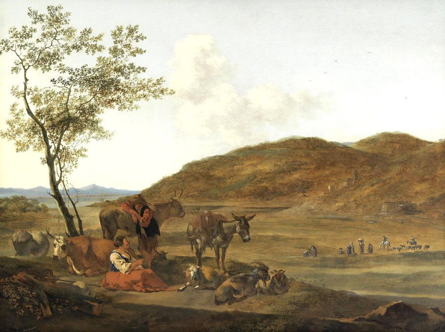 te_koop_aangeboden_een_landschap_schilderij_van_de_kunstschilder_gerrit_adriaensz._berckheyde_1638-1698_bij_kunsthandel_martins_anno_2018