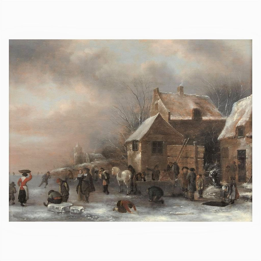 te_koop_aangeboden_een_17e_-eeuws_wintergezicht_van_de_nederlandse_kunstschilder_nicolaes_molenaer_1626/1629-1676_gouden_eeuw
